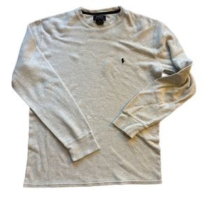 Men’s Ralph Lauren Waffle Knit Long Sleeve Shirt